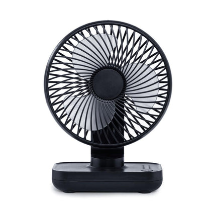 4-Speed Air Circulator Desk Fan Rechargeable Quiet Table Fan for Home Office Dorm Dark Blue V1263-JX-7191-1