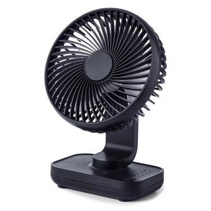 4-Speed Air Circulator Desk Fan Rechargeable Quiet Table Fan for Home Office Dorm Dark Blue V1263-JX-7191-1