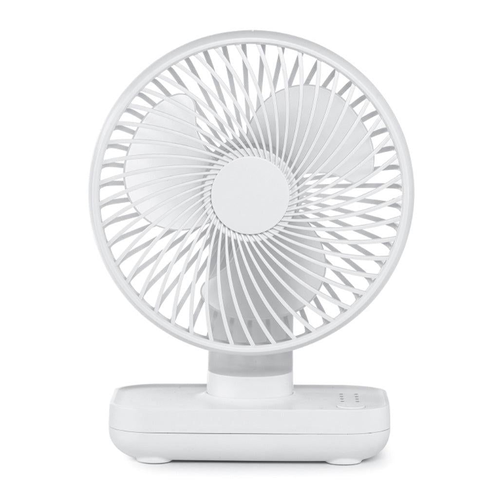 4-Speed Air Circulator Desk Fan Rechargeable Quiet Table Fan for Home Office Dorm Dark Blue V1263-JX-7191-1