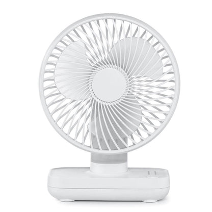 4-Speed Air Circulator Desk Fan Rechargeable Quiet Table Fan for Home Office Dorm Dark Blue V1263-JX-7191-1
