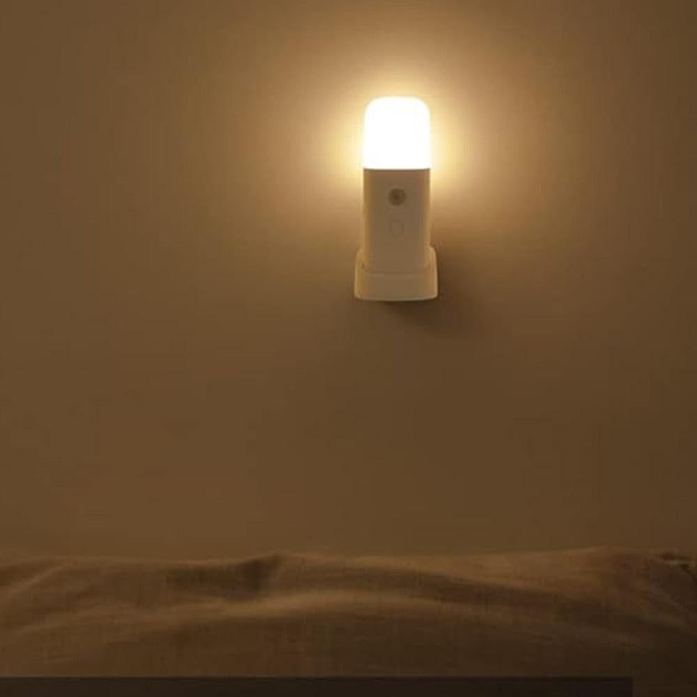 Dimmable Motion Sensor Night Light Rechargeable Nightlight with 5 Brightness Levels White V1263-JX-7193