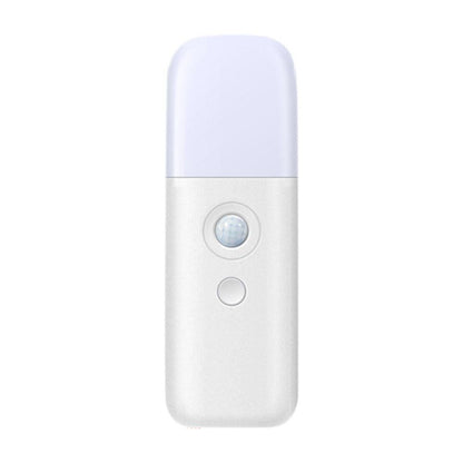 Dimmable Motion Sensor Night Light Rechargeable Nightlight with 5 Brightness Levels White V1263-JX-7193