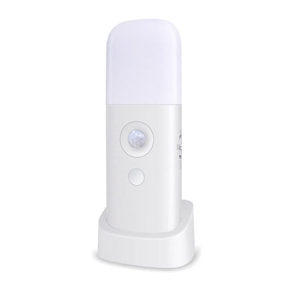 Dimmable Motion Sensor Night Light Rechargeable Nightlight with 5 Brightness Levels White V1263-JX-7193