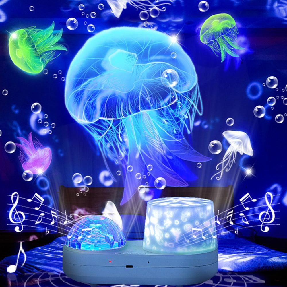 Ocean Star Projector Night Light Rotating Galaxy Lamp Bedroom Decor V1263-JX-7195