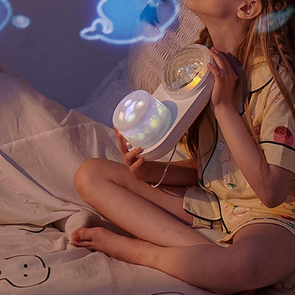 Ocean Star Projector Night Light Rotating Galaxy Lamp Bedroom Decor V1263-JX-7195