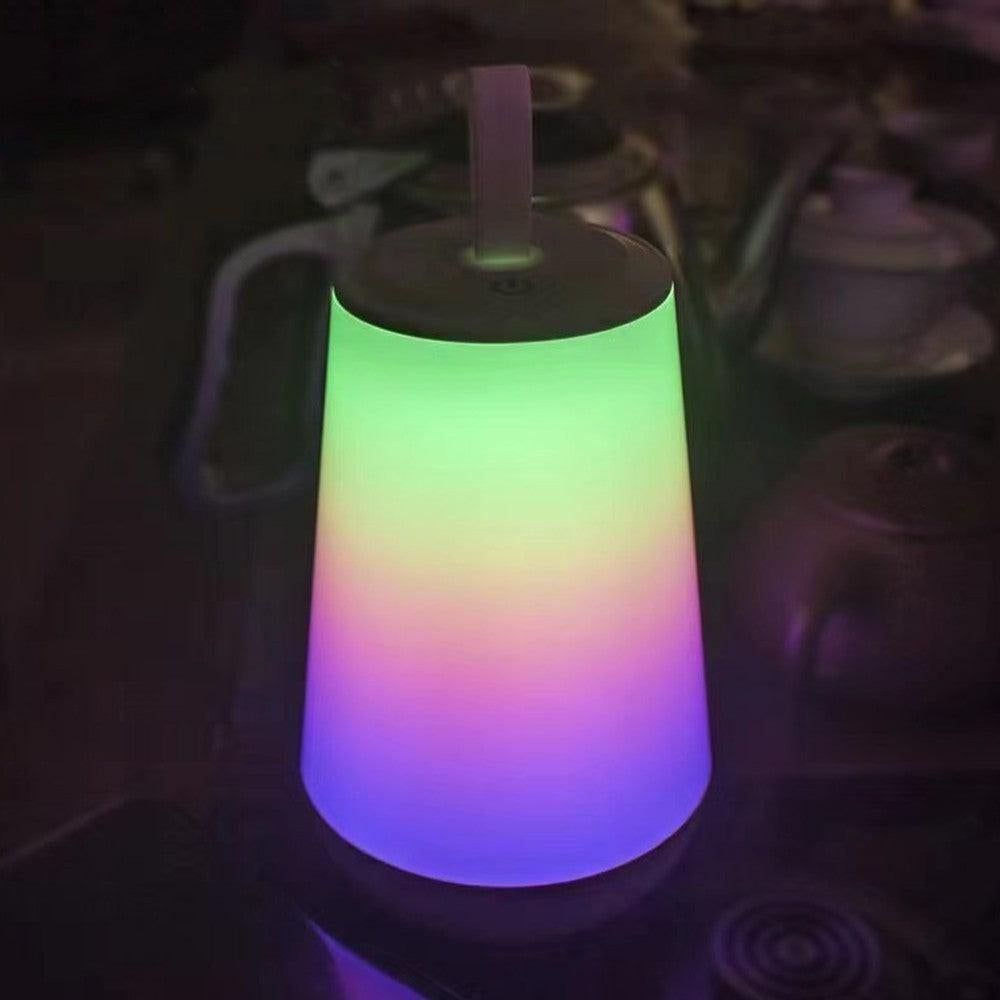 Rechargeable Night Light Lamp Color Changing Bedside Lamp V1263-JX-7196