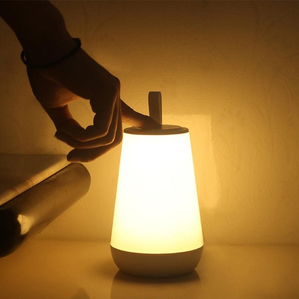 Rechargeable Night Light Lamp Color Changing Bedside Lamp V1263-JX-7196