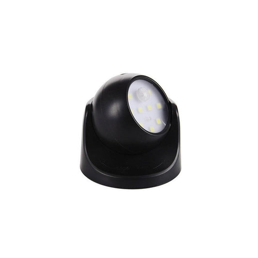Set of 2Pcs Rotatable Battery Operated Motion Sensor Light -White and Black V1263-JX-7197-1