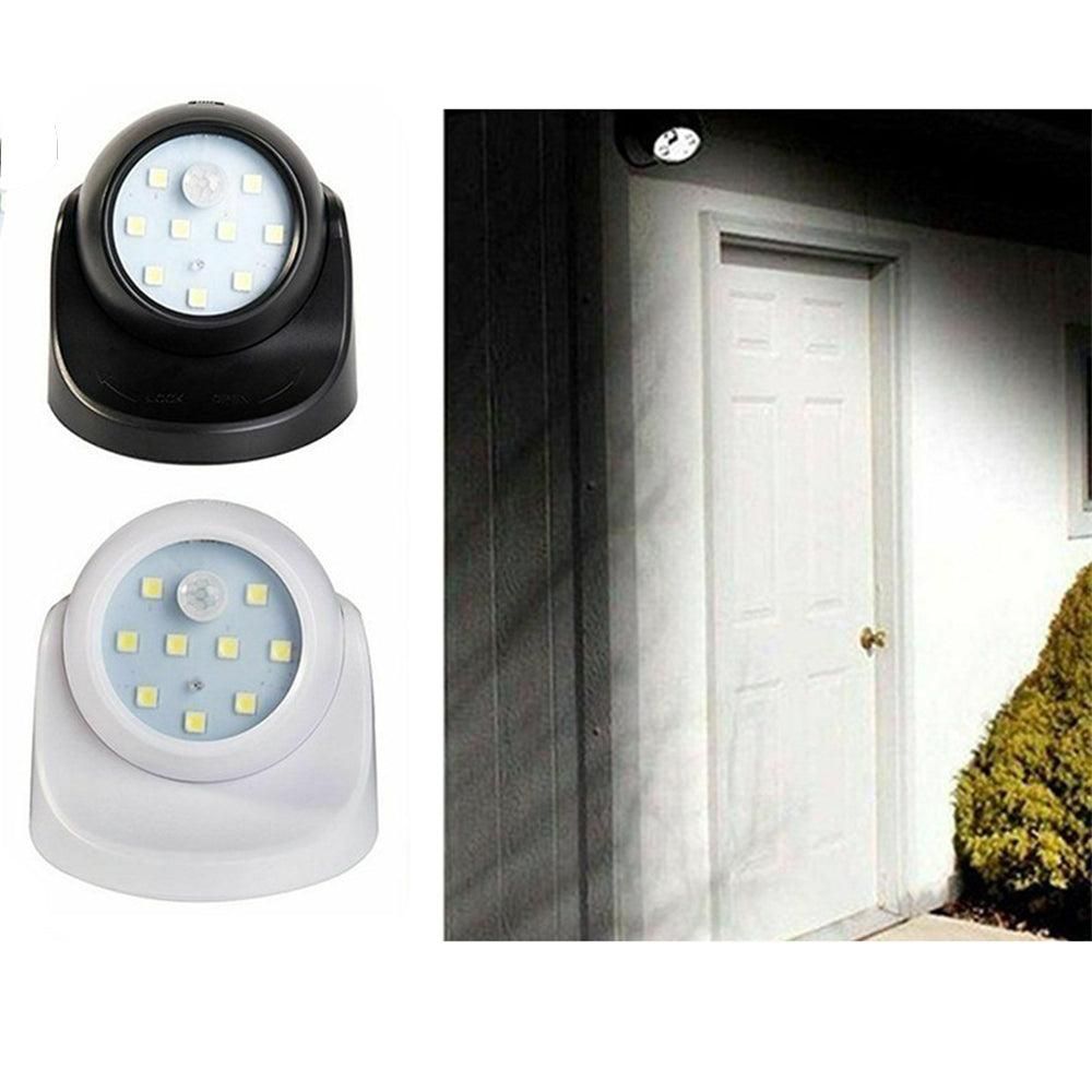 Set of 2Pcs Rotatable Battery Operated Motion Sensor Light -White V1263-JX-7197-2