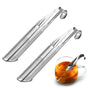 2-Pack Stainless Steel Long Handle Tea Infuser with Hook V1263-JX-7199
