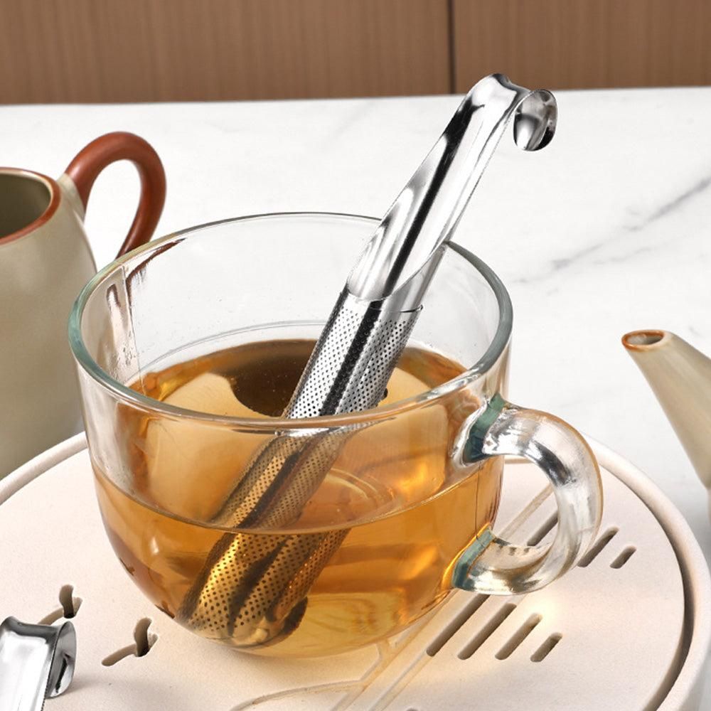2-Pack Stainless Steel Long Handle Tea Infuser with Hook V1263-JX-7199