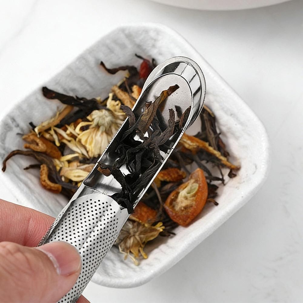 2-Pack Stainless Steel Long Handle Tea Infuser with Hook V1263-JX-7199