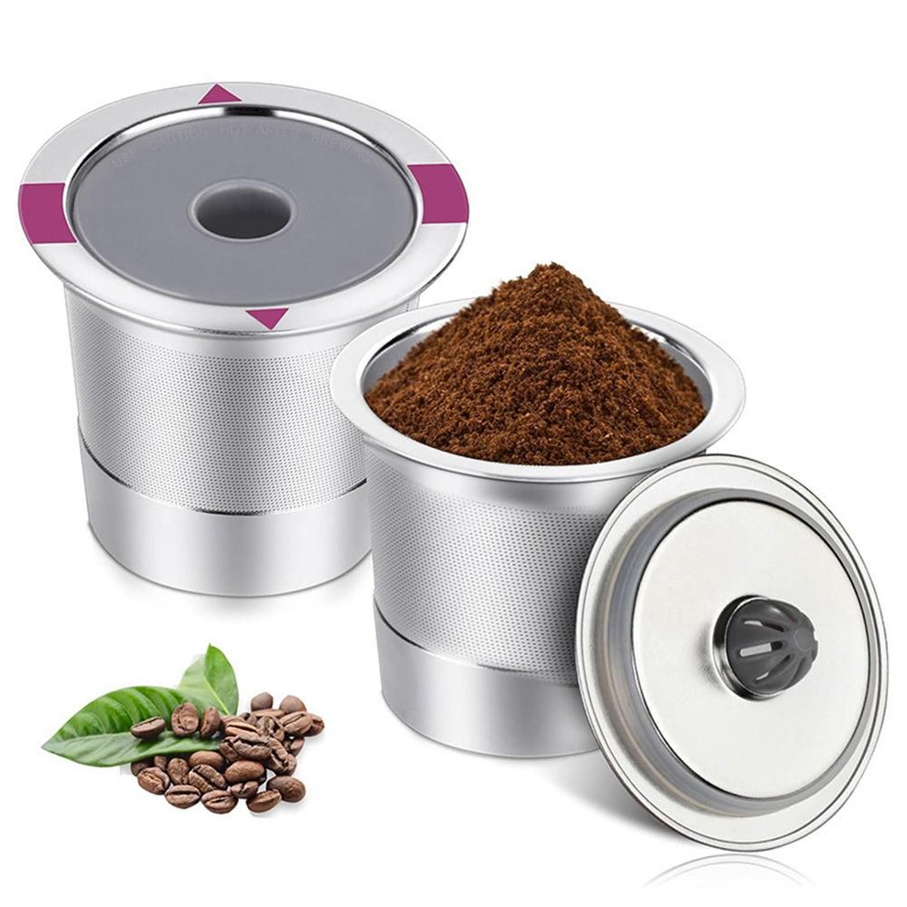 2 PCS Stainless Steel Coffee Filter Pods Compatible with Keurig 1.0/2.0 V1263-JX-7200
