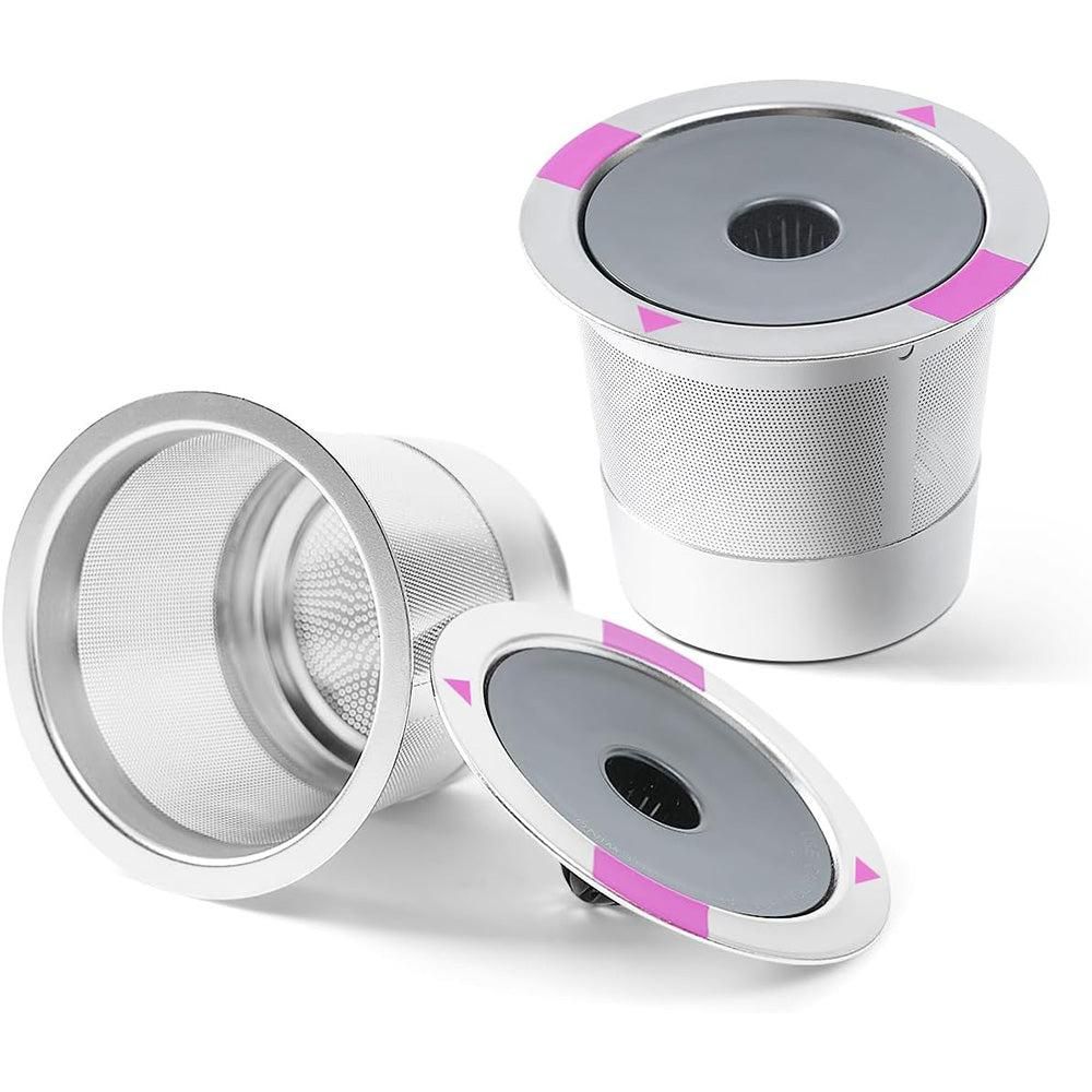 2 PCS Stainless Steel Coffee Filter Pods Compatible with Keurig 1.0/2.0 V1263-JX-7200