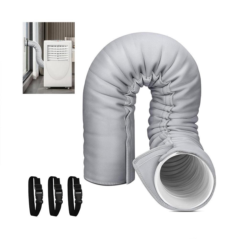 Air Conditioner Hose Cover Insulation Sleeve for AC Exhaust Pipe Light Gray V1263-JX-7207-1