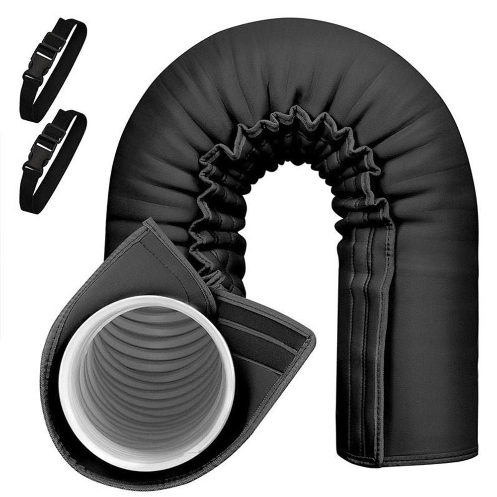 Air Conditioner Hose Cover Insulation Sleeve for AC Exhaust Pipe Black V1263-JX-7207-2