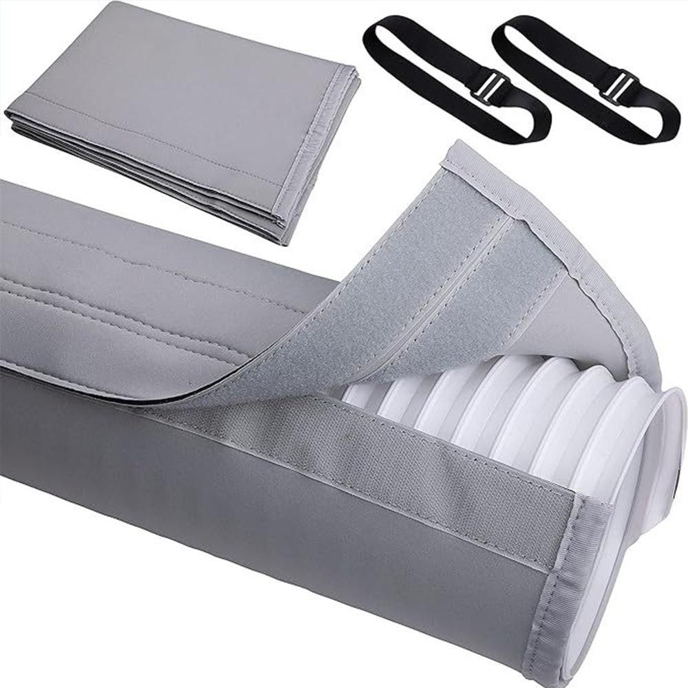 Air Conditioner Hose Cover Insulation Sleeve for AC Exhaust Pipe Black V1263-JX-7207-2