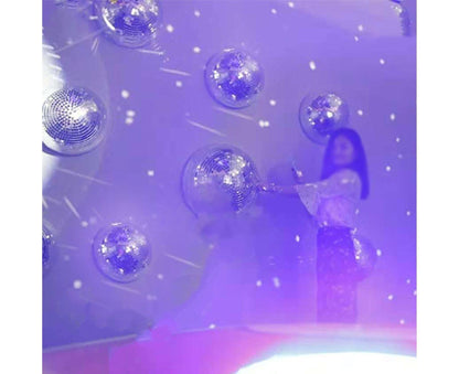 Silver Reflective Balls-Silver 10cm V1263-JX-721