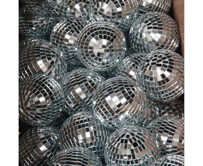 Silver Reflective Balls-Silver 10cm V1263-JX-721