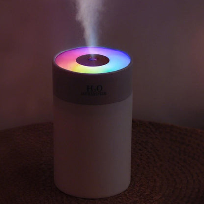 Colorful LED Humidifier with Night Light for Home and Bedroom Use Green V1263-JX-7210-2
