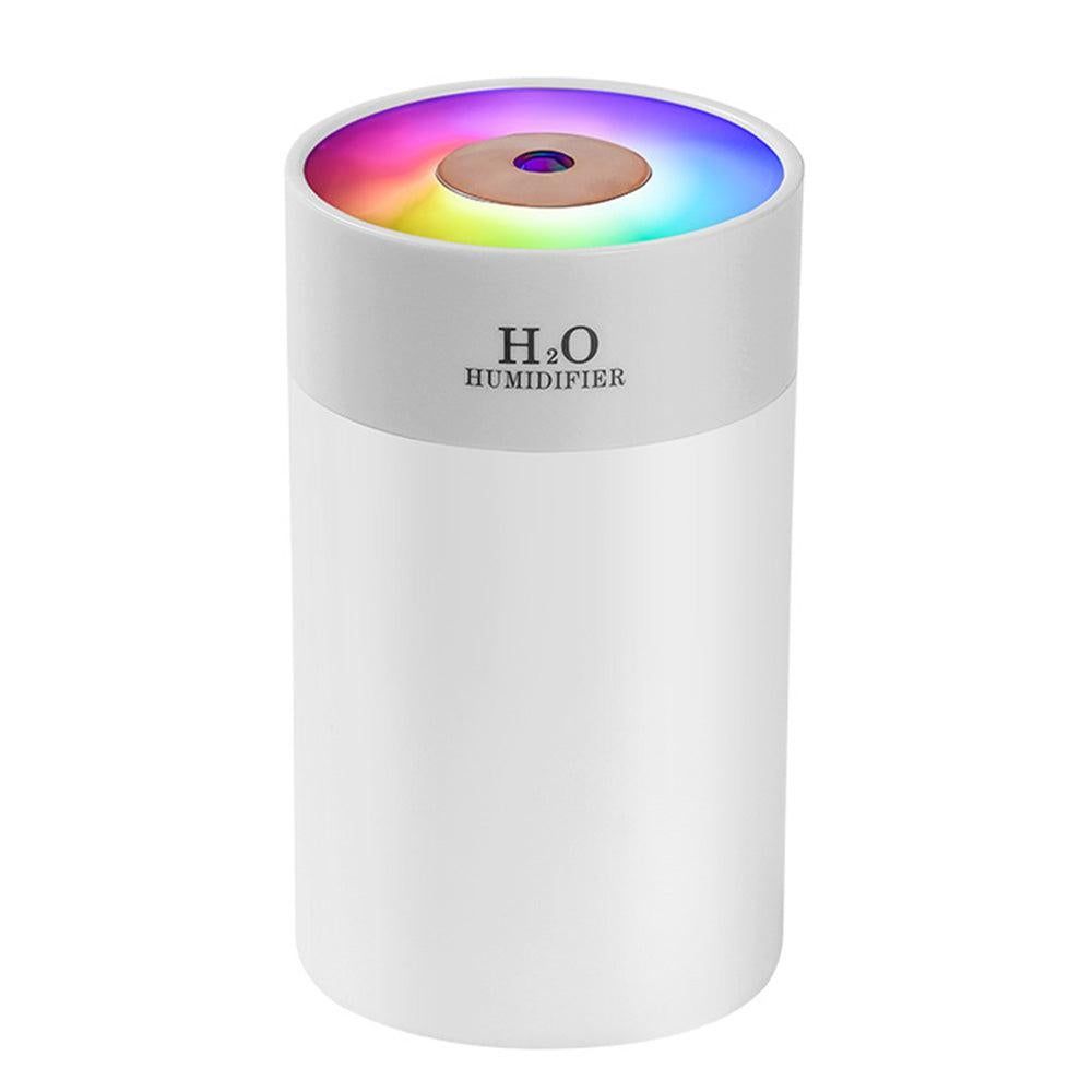 Colorful LED Humidifier with Night Light for Home and Bedroom Use White V1263-JX-7210-3