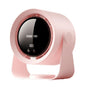 Digital Display Desk Fan Air Circulator Quiet Fan 100 Speeds Adjustable Table Fan for Camping Office Dorm Pink V1263-JX-7211-1