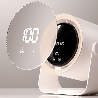 Digital Display Desk Fan Air Circulator Quiet Fan 100 Speeds Adjustable Table Fan for Camping Office Dorm V1263-JX-7211-2