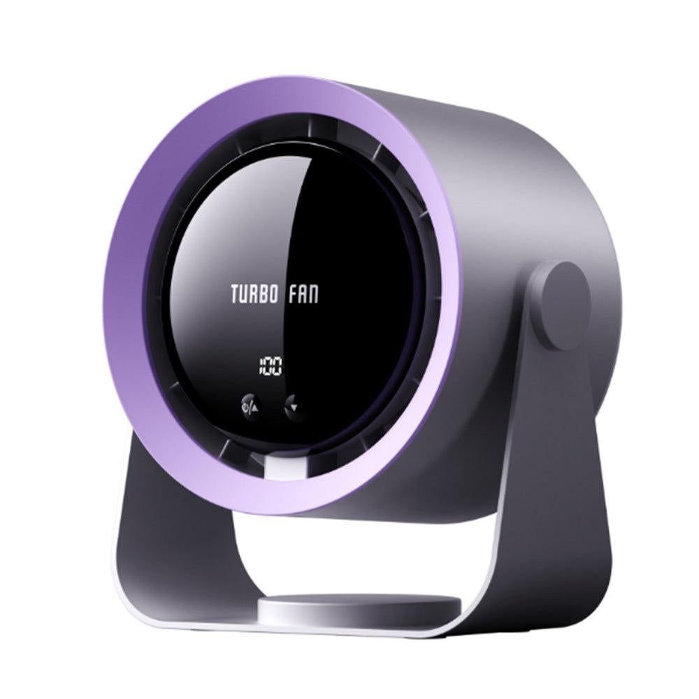 Digital Display Desk Fan Air Circulator Quiet Fan 100 Speeds Adjustable Table Fan for Camping Office Dorm V1263-JX-7211-2