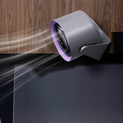 Digital Display Desk Fan Air Circulator Quiet Fan 100 Speeds Adjustable Table Fan for Camping Office Dorm Grey V1263-JX-7211-3