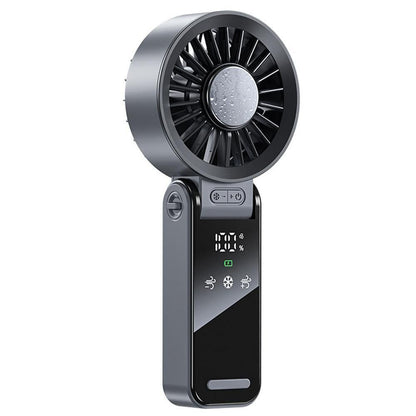 Handheld Foldable High-Speed Fan - Portable for Travel Outdoor Home and Office Dark Gray V1263-JX-7212-1