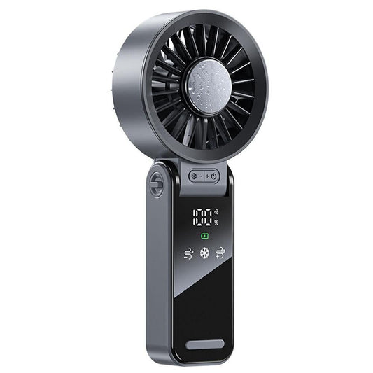 Handheld Foldable High-Speed Fan - Portable for Travel Outdoor Home and Office Dark Gray V1263-JX-7212-1