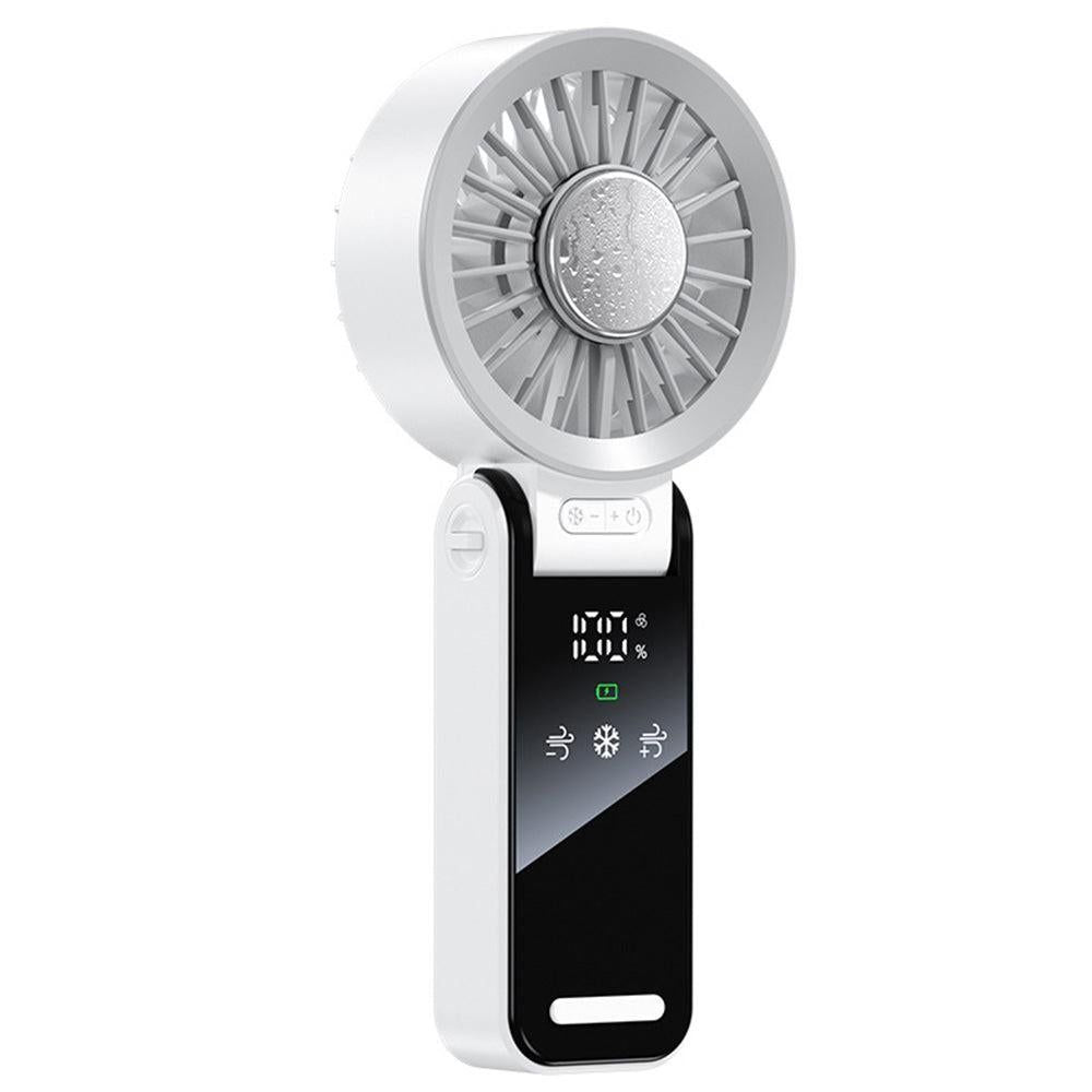 Handheld Foldable High-Speed Fan - Portable for Travel Outdoor Home and Office Dark Gray V1263-JX-7212-1
