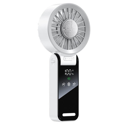 Handheld Foldable High-Speed Fan - Portable for Travel Outdoor Home and Office Dark Gray V1263-JX-7212-1