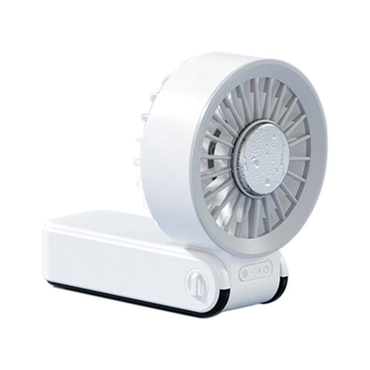 Handheld Foldable High-Speed Fan - Portable for Travel Outdoor Home and Office Off White V1263-JX-7212-2