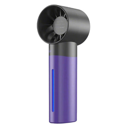Portable High-Speed USB Mist Fan - Rechargeable Cooling Fan for Travel Office & Home Purple V1263-JX-7215-4