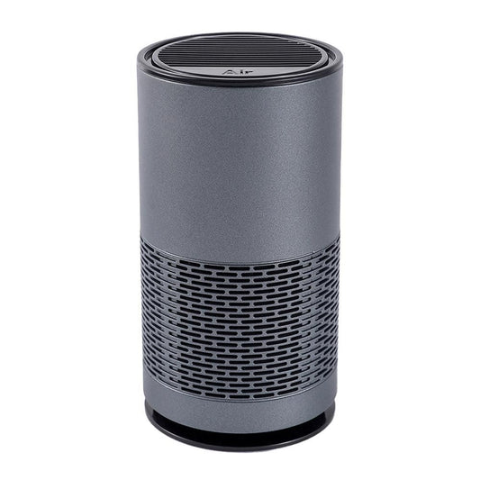 Portable Negative Ion Air Purifier Air Cleaner for Car Home Bedroom Grey V1263-JX-7216-1