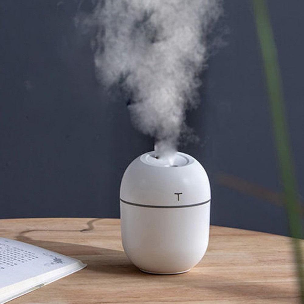 USB Aroma Humidifier Mist Air Purifier Home-White V1263-JX-7218-1