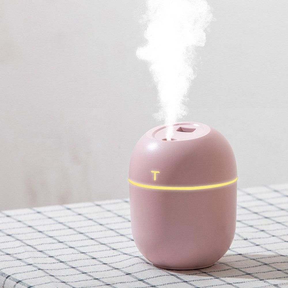 USB Aroma Humidifier Mist Air Purifier Home-Pink V1263-JX-7218-2