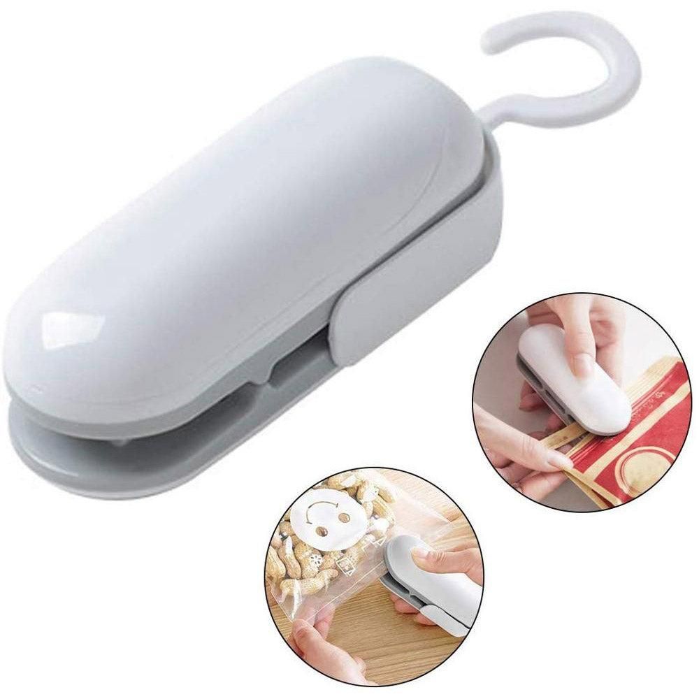 2 in 1 Heat Sealer and Cutter Mini Portable Bag Sealer Gray V1263-JX-7219-2