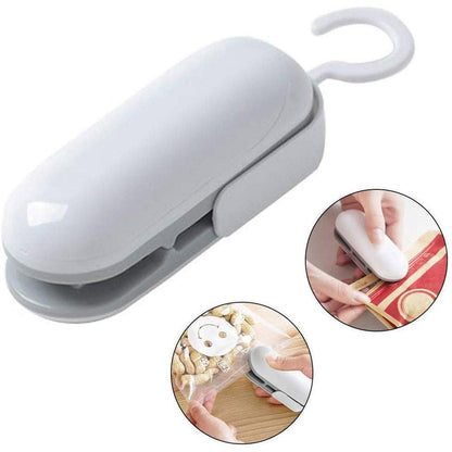 2 in 1 Heat Sealer and Cutter Mini Portable Bag Sealer Gray V1263-JX-7219-2
