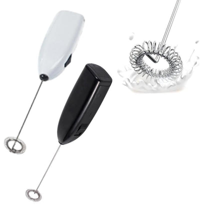 2Pcs Electric Mini Foamer Milk Frother Egg Beater Stirrer Whisk Mixer Kitchen Tool V1263-JX-7221