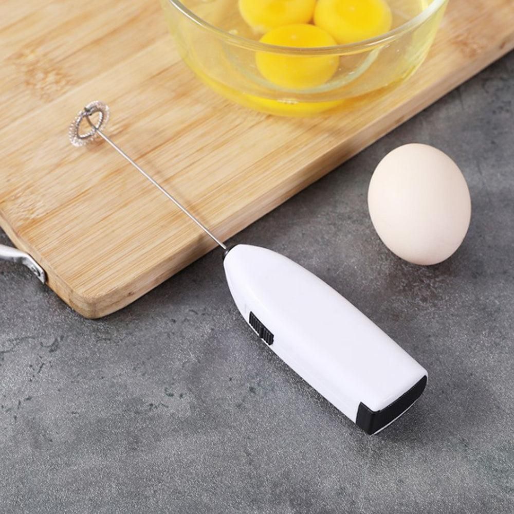 2Pcs Electric Mini Foamer Milk Frother Egg Beater Stirrer Whisk Mixer Kitchen Tool V1263-JX-7221