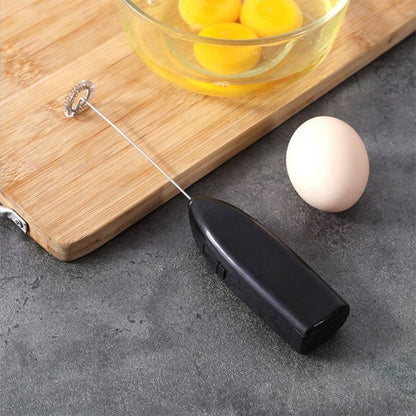 2Pcs Electric Mini Foamer Milk Frother Egg Beater Stirrer Whisk Mixer Kitchen Tool V1263-JX-7221