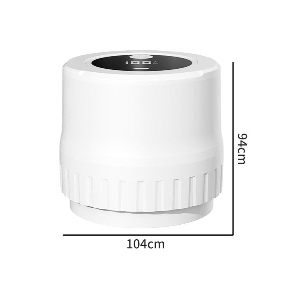 Automatic Vacuum Sealer Kit for Regular Mason Jars Rechargeable Electric Sealer with 10 Sealing Lids White V1263-JX-7223-1