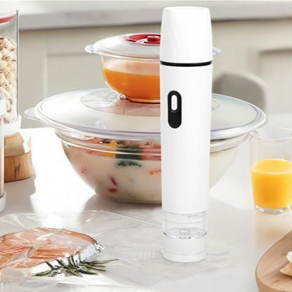 Compact Vacuum Sealer with 15 Reusable Bags V1263-JX-7225