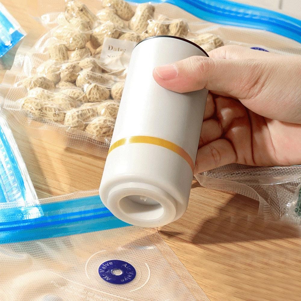 Compact Vacuum Sealer for Food USB Rechargeable Portable Sealer with Bags V1263-JX-7226