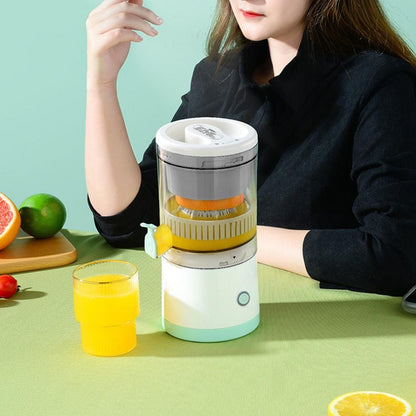 Cordless Electric Citrus Juicer USB Rechargeable Hands-Free Orange Lemon Squeezer Tool V1263-JX-7227
