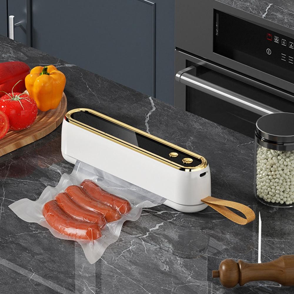 Cordless Portable Mini Vacuum Sealer Machine White V1263-JX-7228-1
