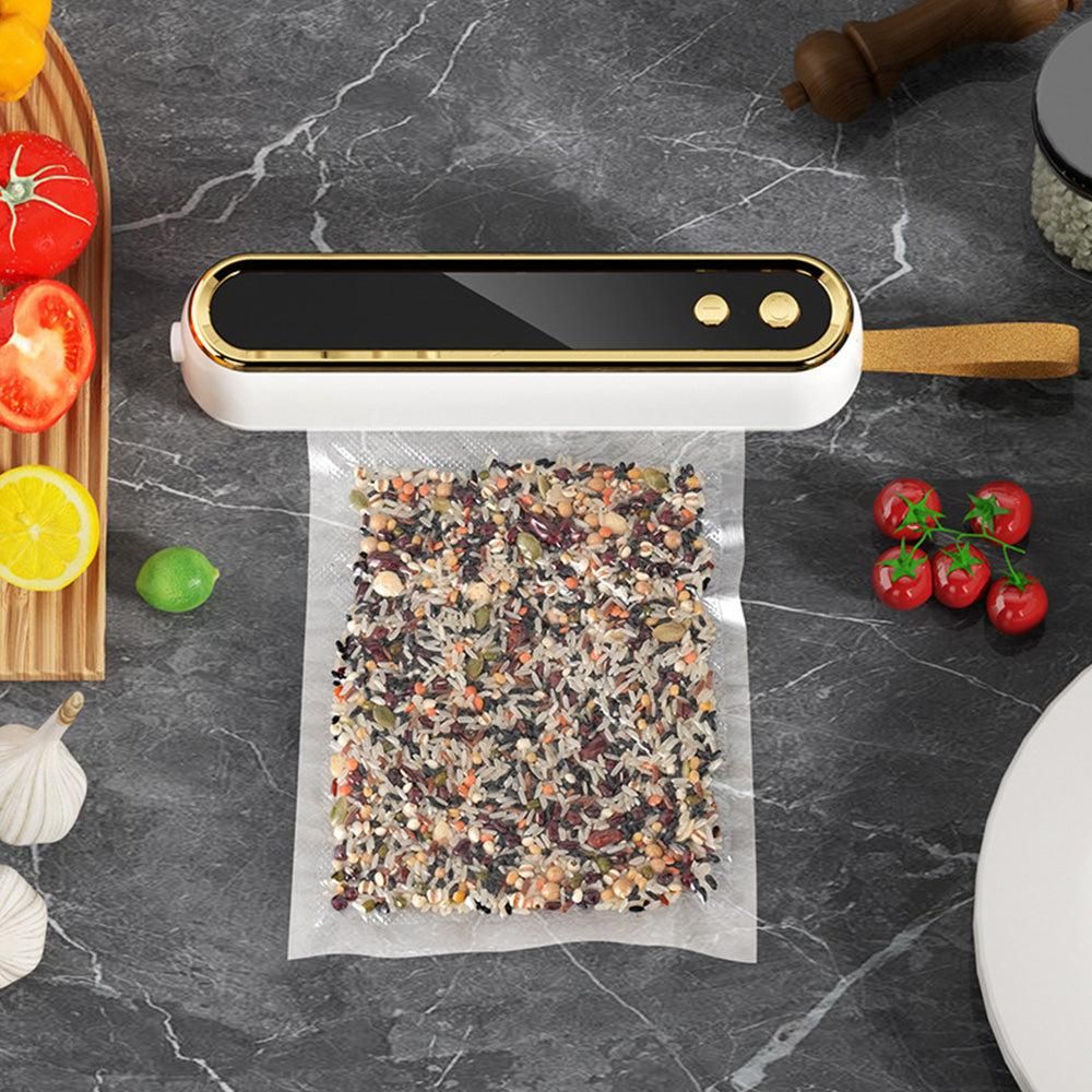 Cordless Portable Mini Vacuum Sealer Machine White V1263-JX-7228-1