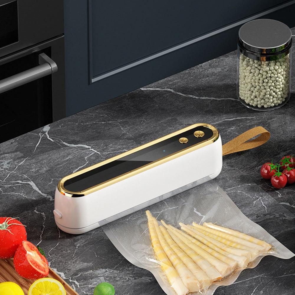 Cordless Portable Mini Vacuum Sealer Machine White V1263-JX-7228-1